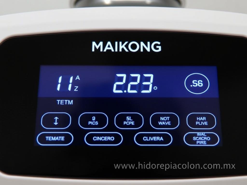 Interfaz digital intuitiva de la Máquina para hidroterapia de colon MAIKONG Interfaz digital intuitiva de la Máquina para hidroterapia de colon MAIKONG