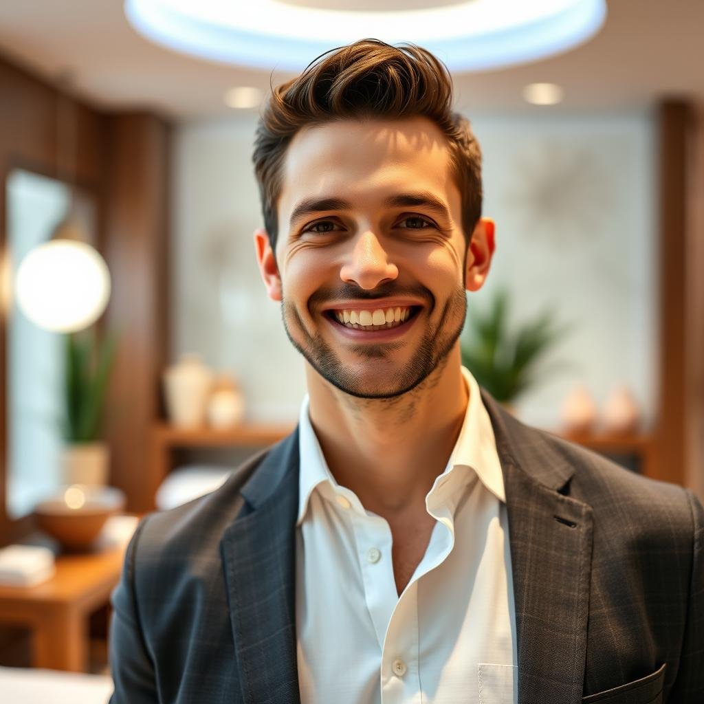 Lic. Javier Torres, propietario de spa con máquina para hidroterapia de colon MAIKONG Lic. Javier Torres, propietario de spa con máquina para hidroterapia de colon MAIKONG