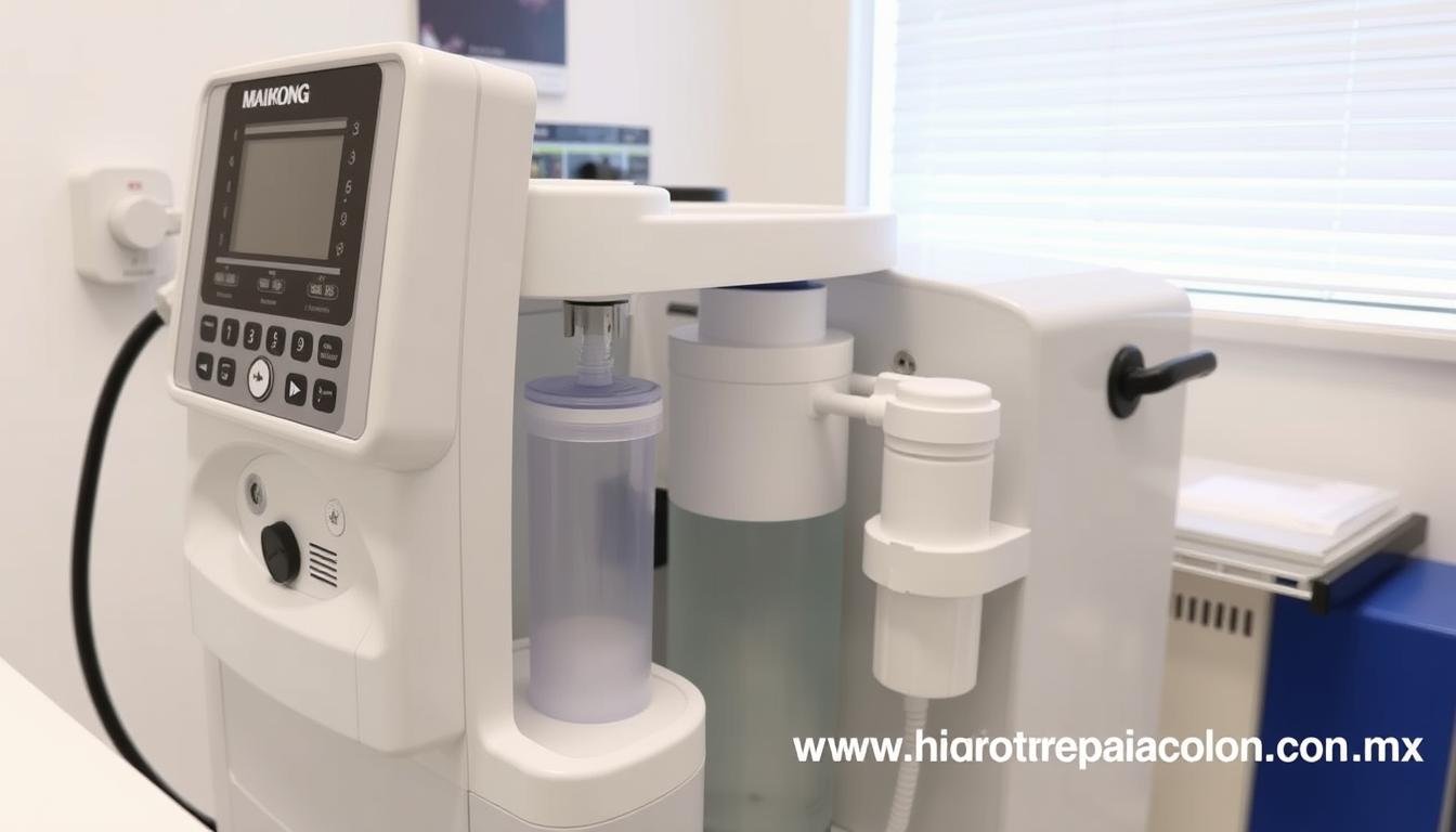 Máquina para hidroterapia de colon MAIKONG con sus componentes principales Máquina para hidroterapia de colon MAIKONG con sus componentes principales