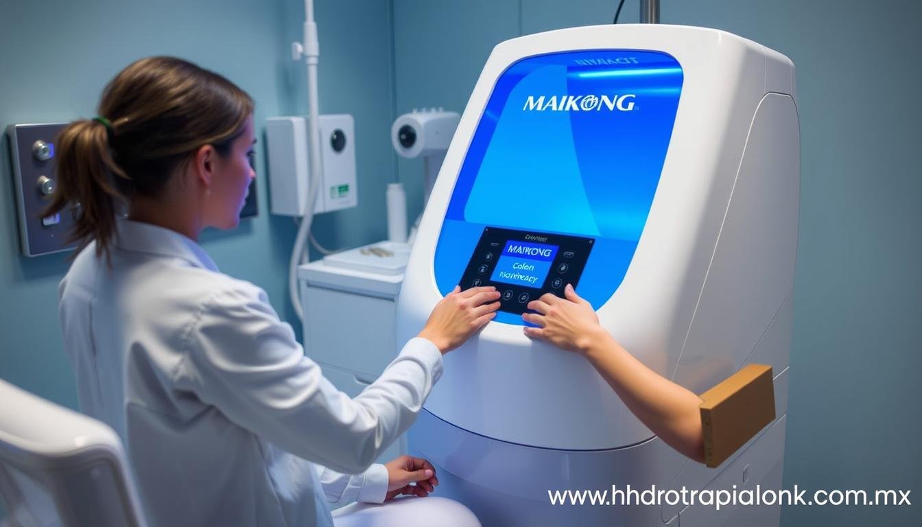 Máquina para hidroterapia de colon MAIKONG en uso clínico Máquina para hidroterapia de colon MAIKONG en uso clínico