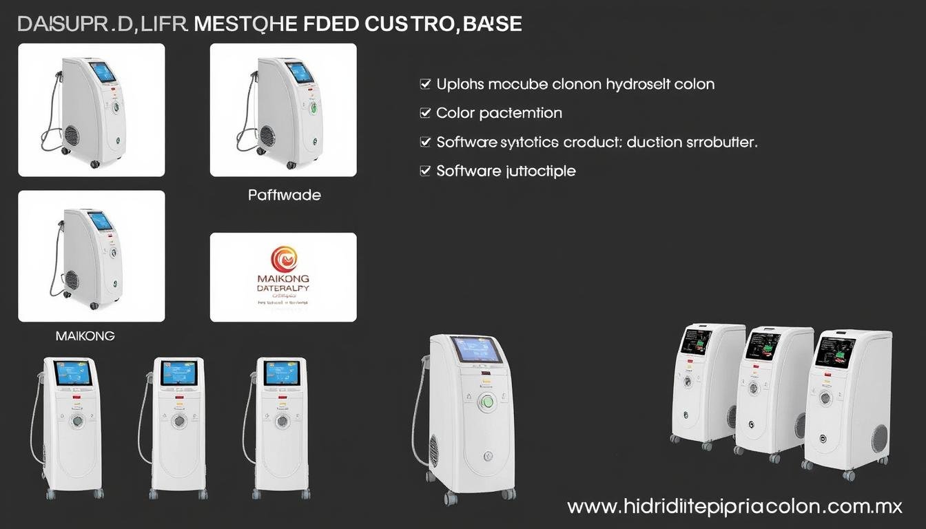 Opciones de personalización para Máquinas para hidroterapia de colon MAIKONG Opciones de personalización para Máquinas para hidroterapia de colon MAIKONG