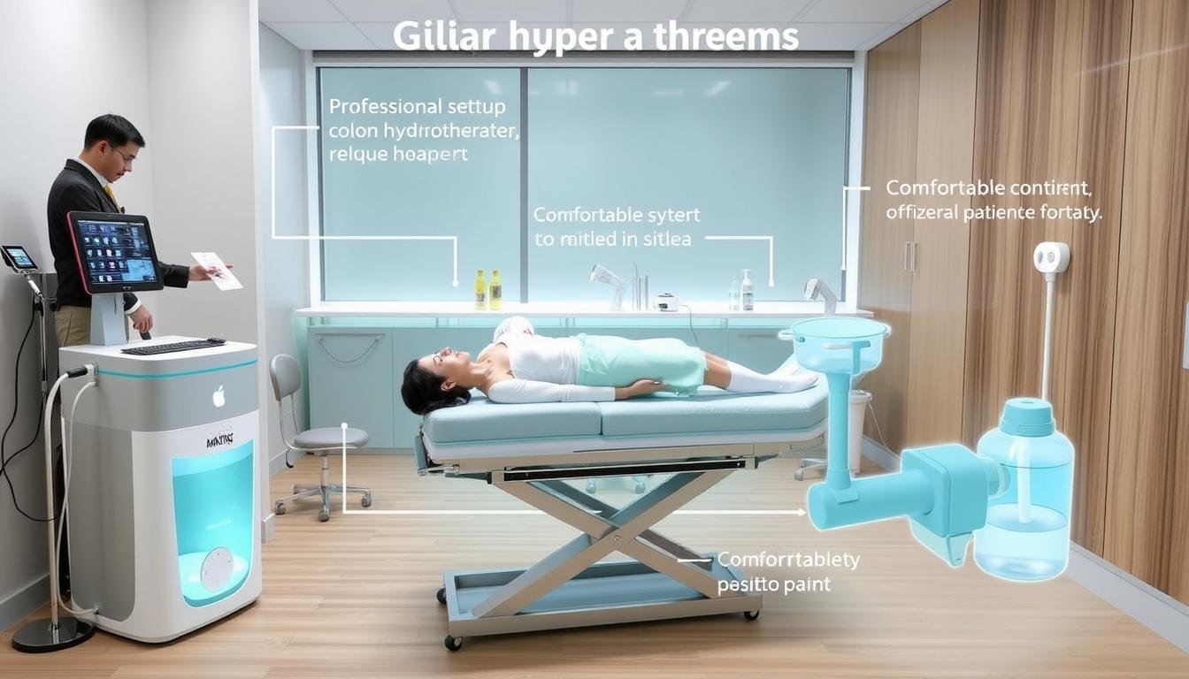 Procedimiento de hidroterapia de colon con máquina MAIKONG Procedimiento de hidroterapia de colon con máquina MAIKONG