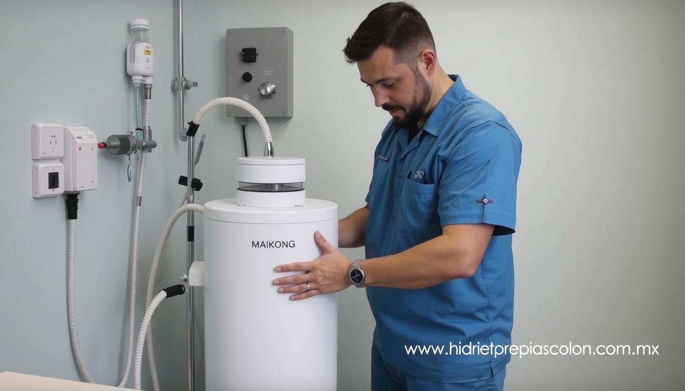 Proceso de instalación de Máquina para hidroterapia de colon MAIKONG Proceso de instalación de Máquina para hidroterapia de colon MAIKONG