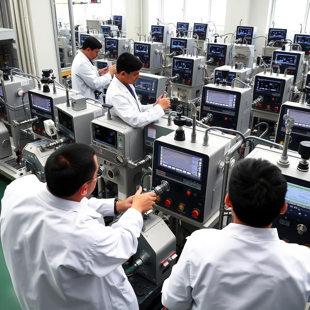 Pruebas de control de calidad en máquinas MAIKONG Pruebas de control de calidad en máquinas MAIKONG