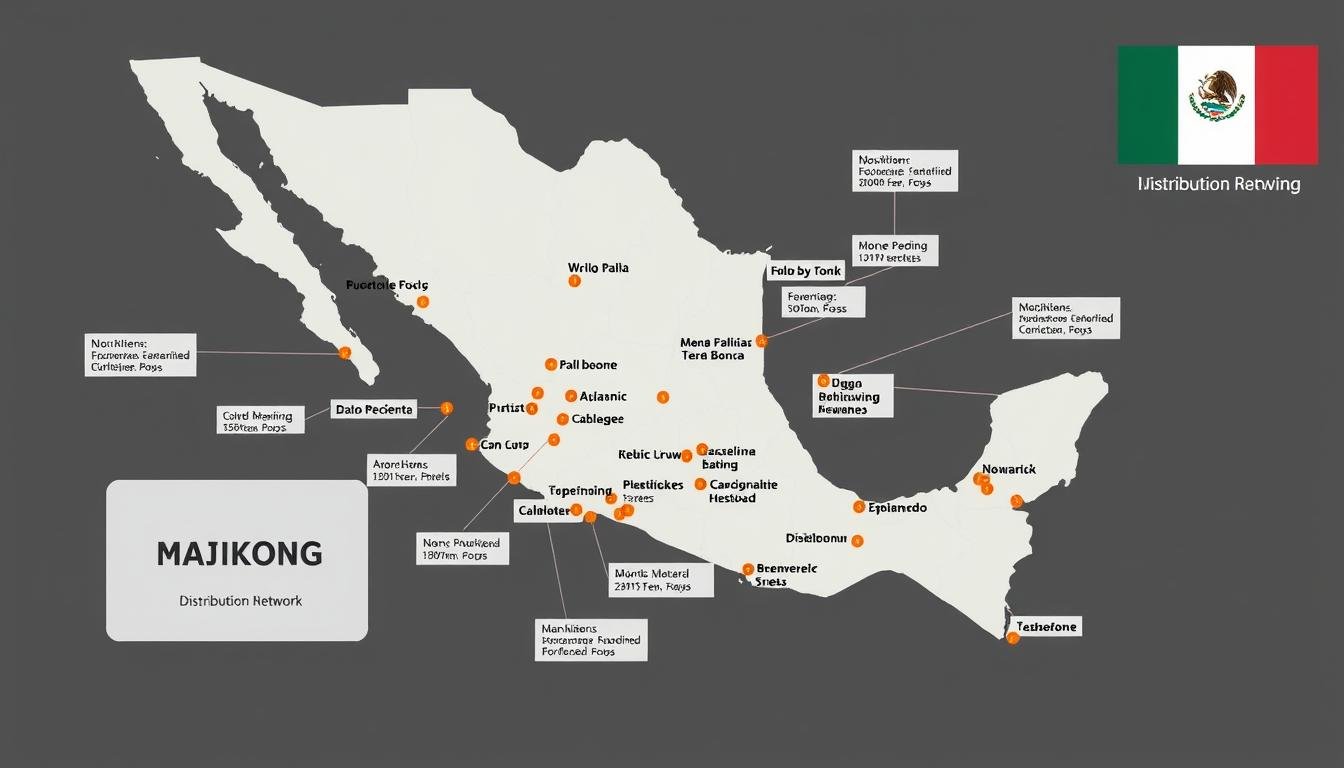 Red de distribución MAIKONG en México Red de distribución MAIKONG en México