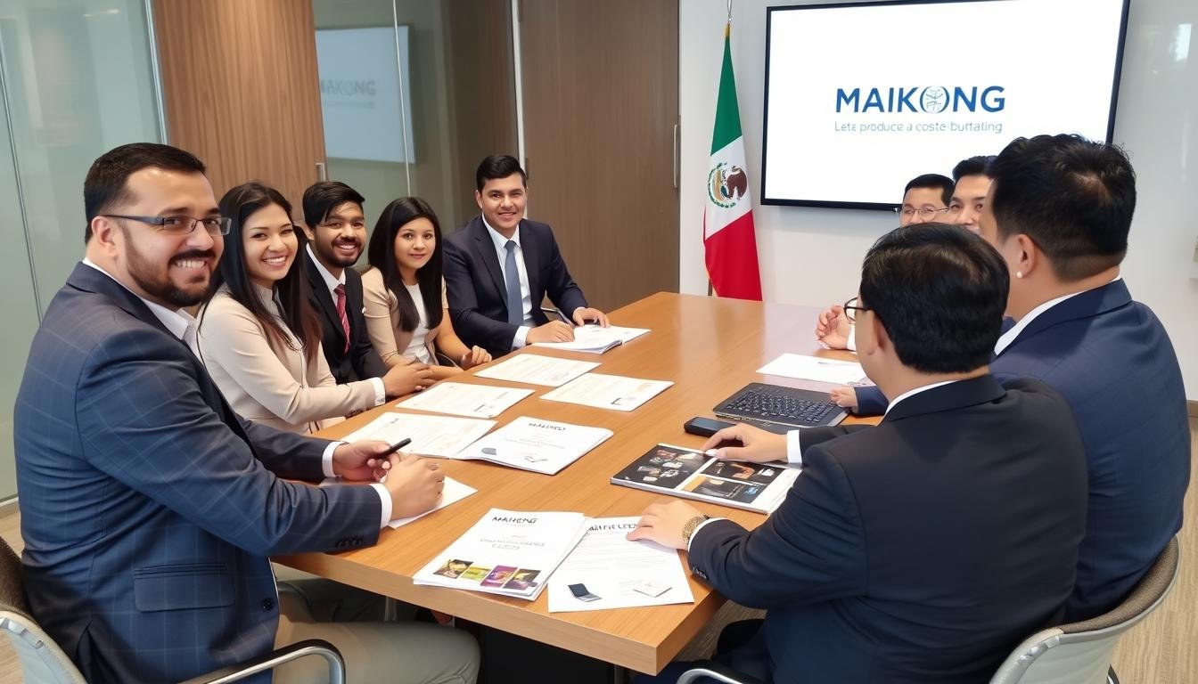 Reunión de negocios entre representantes de MAIKONG y distribuidores mexicanos Reunión de negocios entre representantes de MAIKONG y distribuidores mexicanos