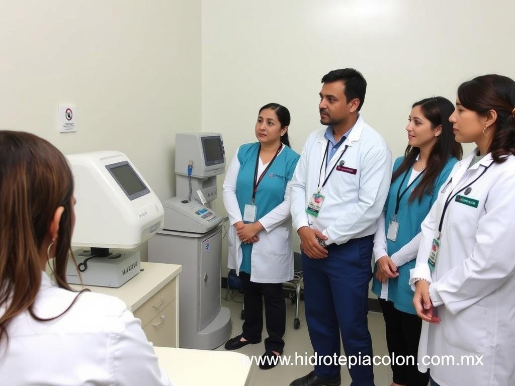 Sesión de capacitación para uso de máquina de hidroterapia de colon Sesión de capacitación para uso de máquina de hidroterapia de colon