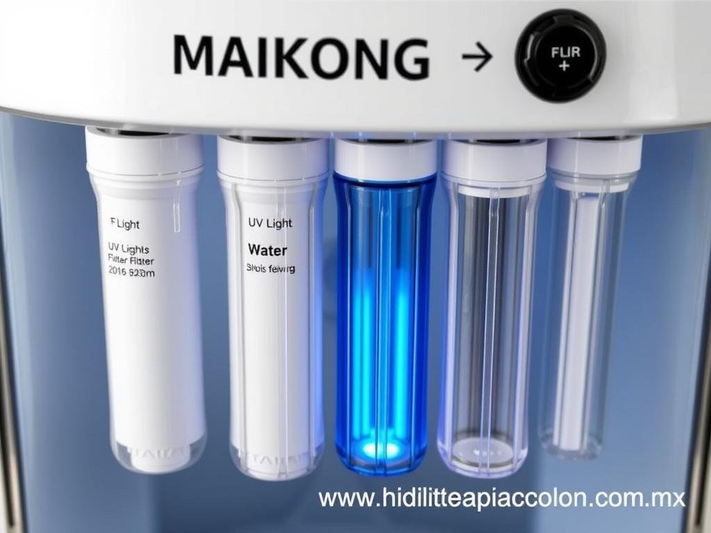 Sistema de filtración de 5 etapas de la máquina para hidroterapia de colon Sistema de filtración de 5 etapas de la máquina para hidroterapia de colon