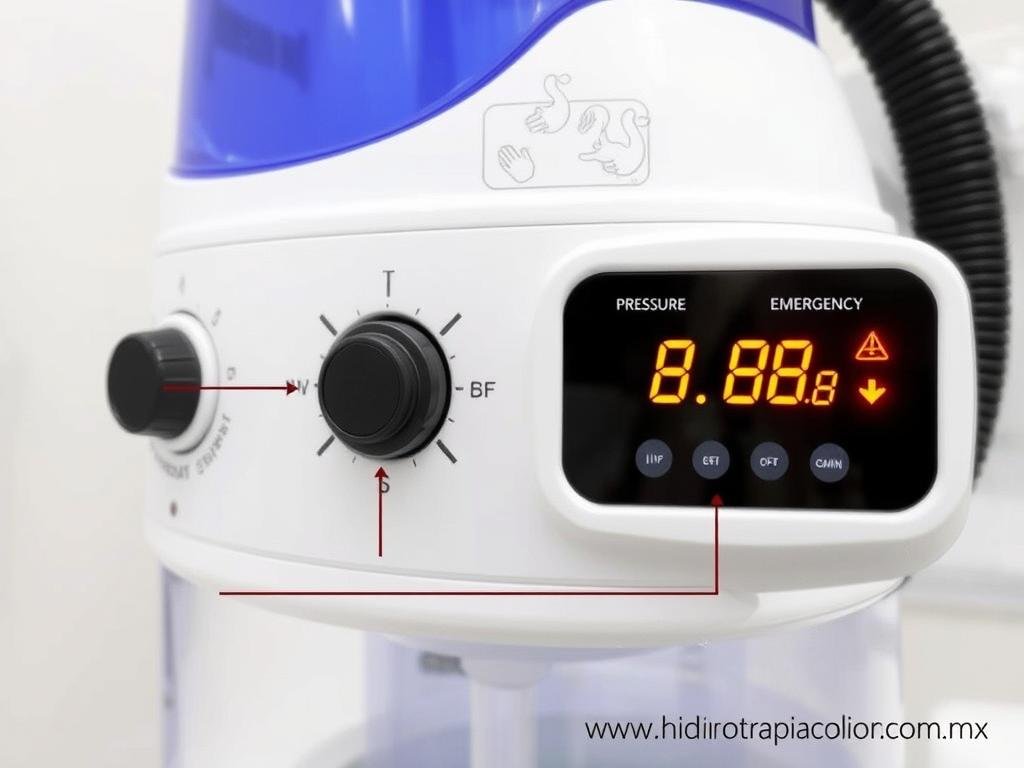 Sistema de seguridad de la Máquina para hidroterapia de colon MAIKONG Sistema de seguridad de la Máquina para hidroterapia de colon MAIKONG