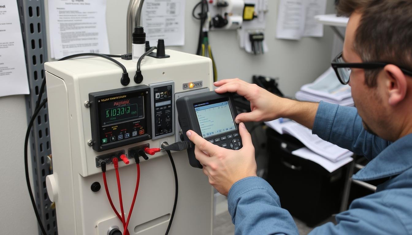 Verificación mensual del sistema electrónico de una Máquina para hidroterapia de colon Verificación mensual del sistema electrónico de una Máquina para hidroterapia de colon