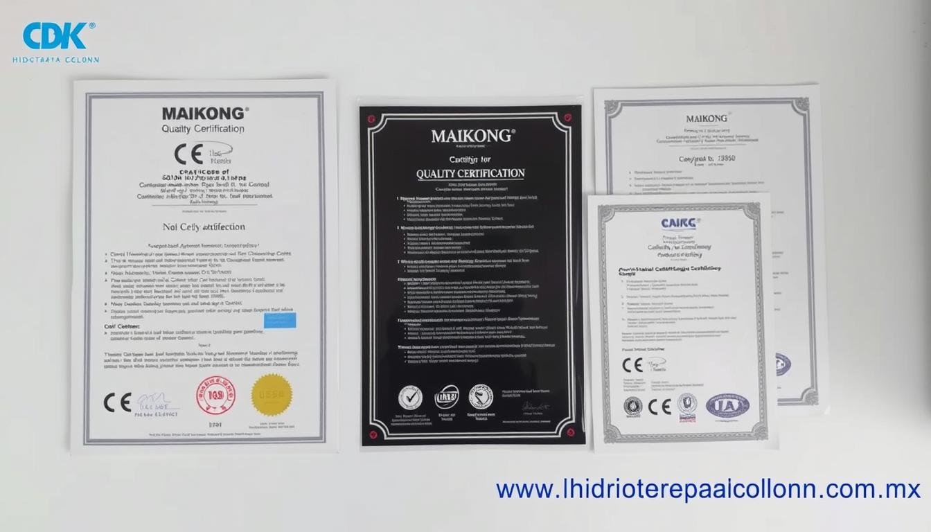 Certificaciones de calidad para Máquina para hidroterapia de colon MAIKONG Certificaciones de calidad para Máquina para hidroterapia de colon MAIKONG