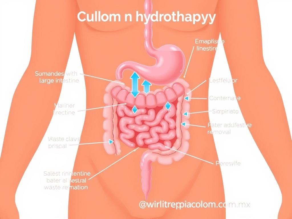Diagrama del proceso de hidrolavado de colon Diagrama del proceso de hidrolavado de colon