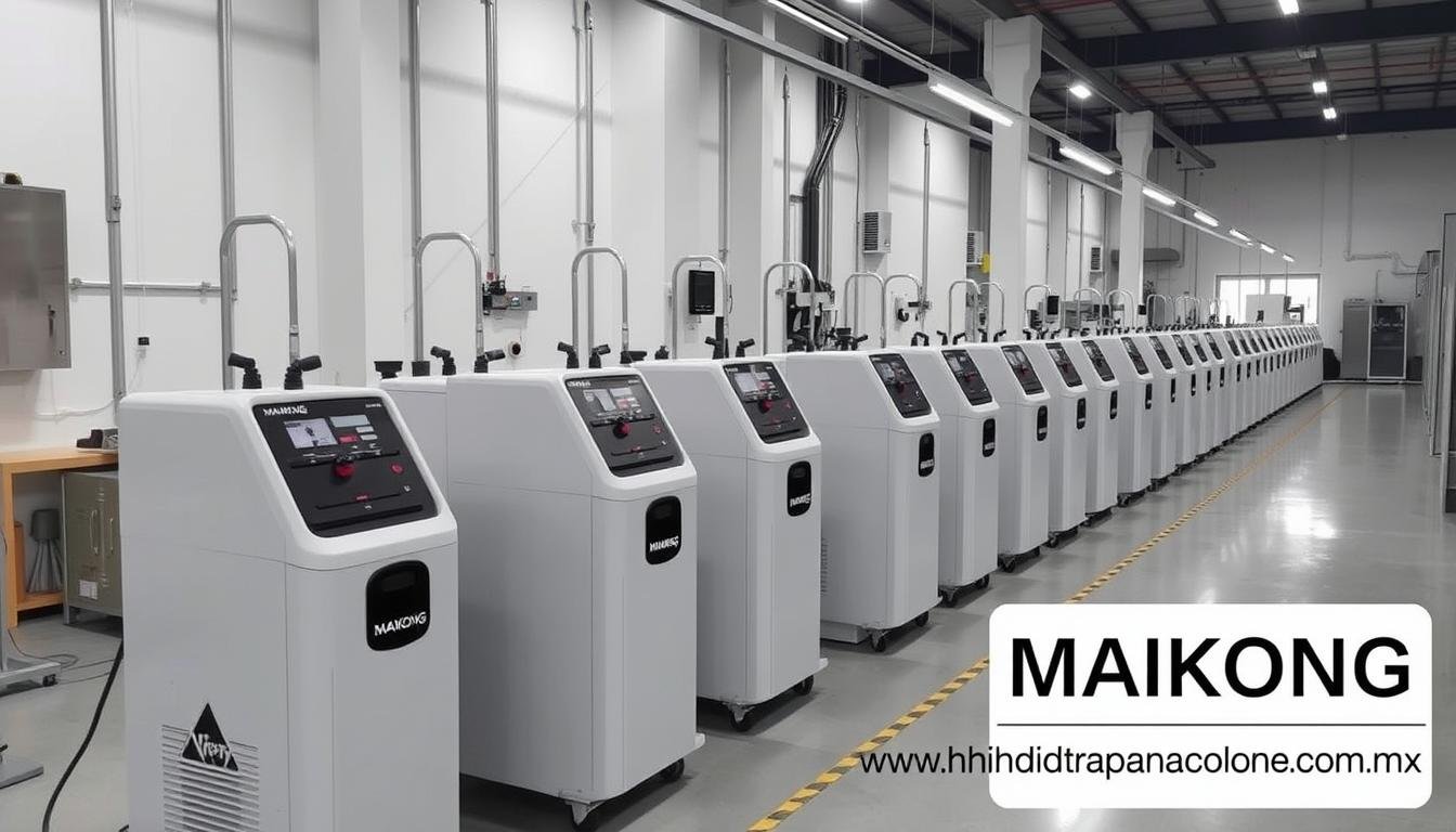 Fábrica de MAIKONG con línea de producción de máquinas para hidroterapia de colon