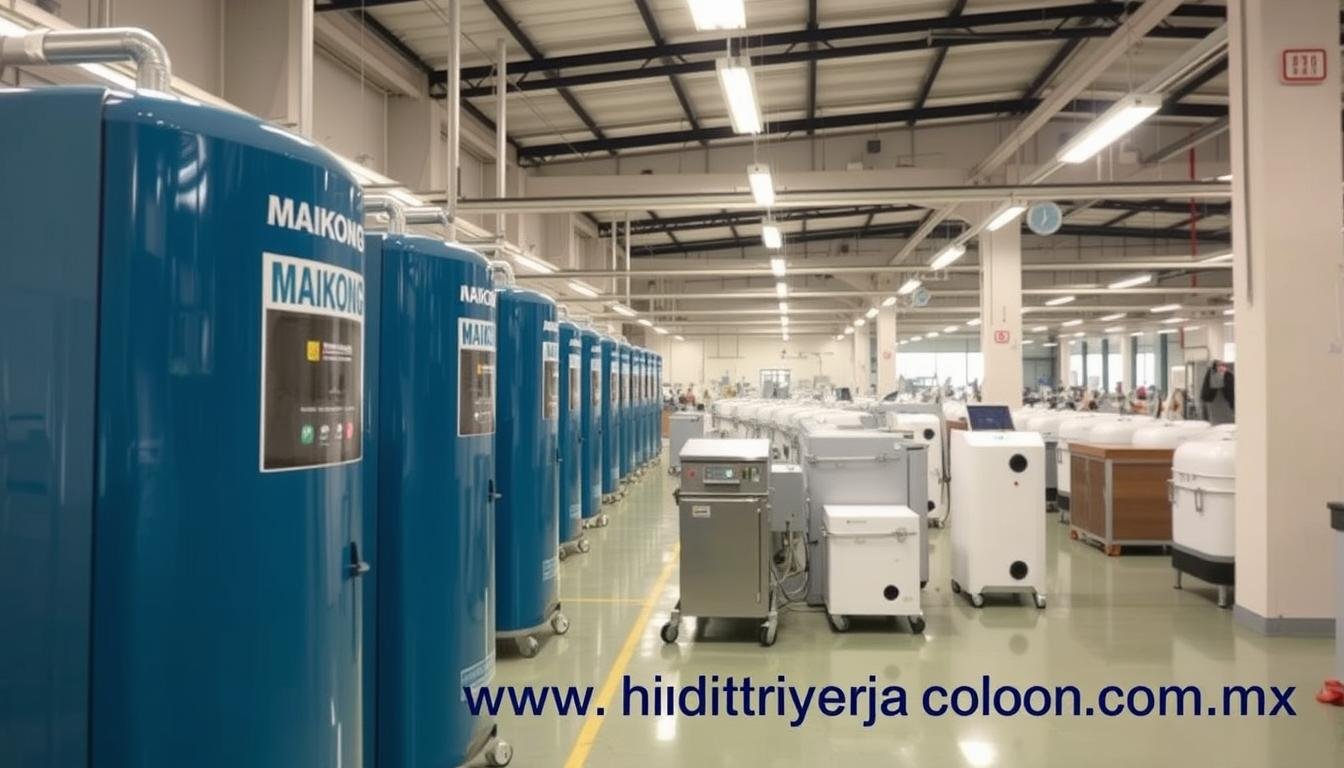 Fábrica de MAIKONG produciendo máquinas para hidroterapia de colon