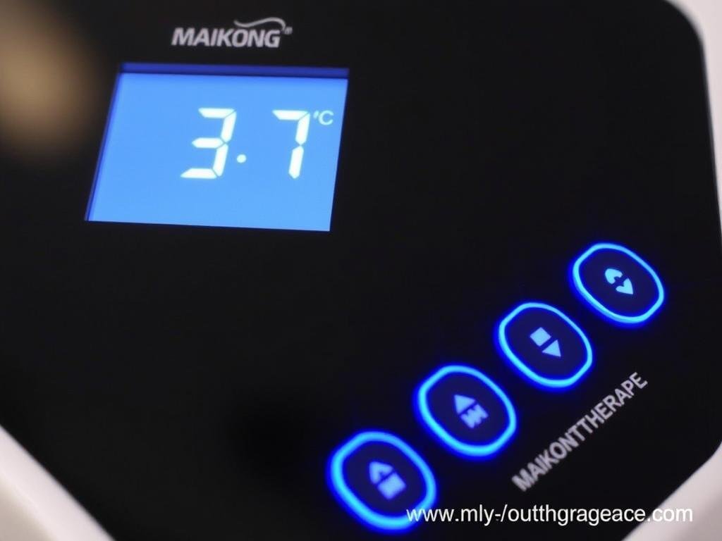 MAIKONG colenz machine control panel with temperature display