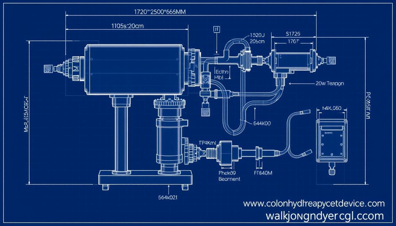 MAIKONG colenz machine dimensions and specifications diagram