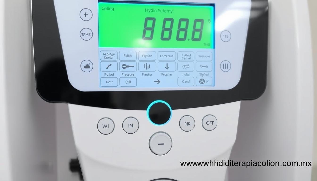 Panel de control del equipo de hidrolavado de colon MAIKONG Panel de control del equipo de hidrolavado de colon MAIKONG