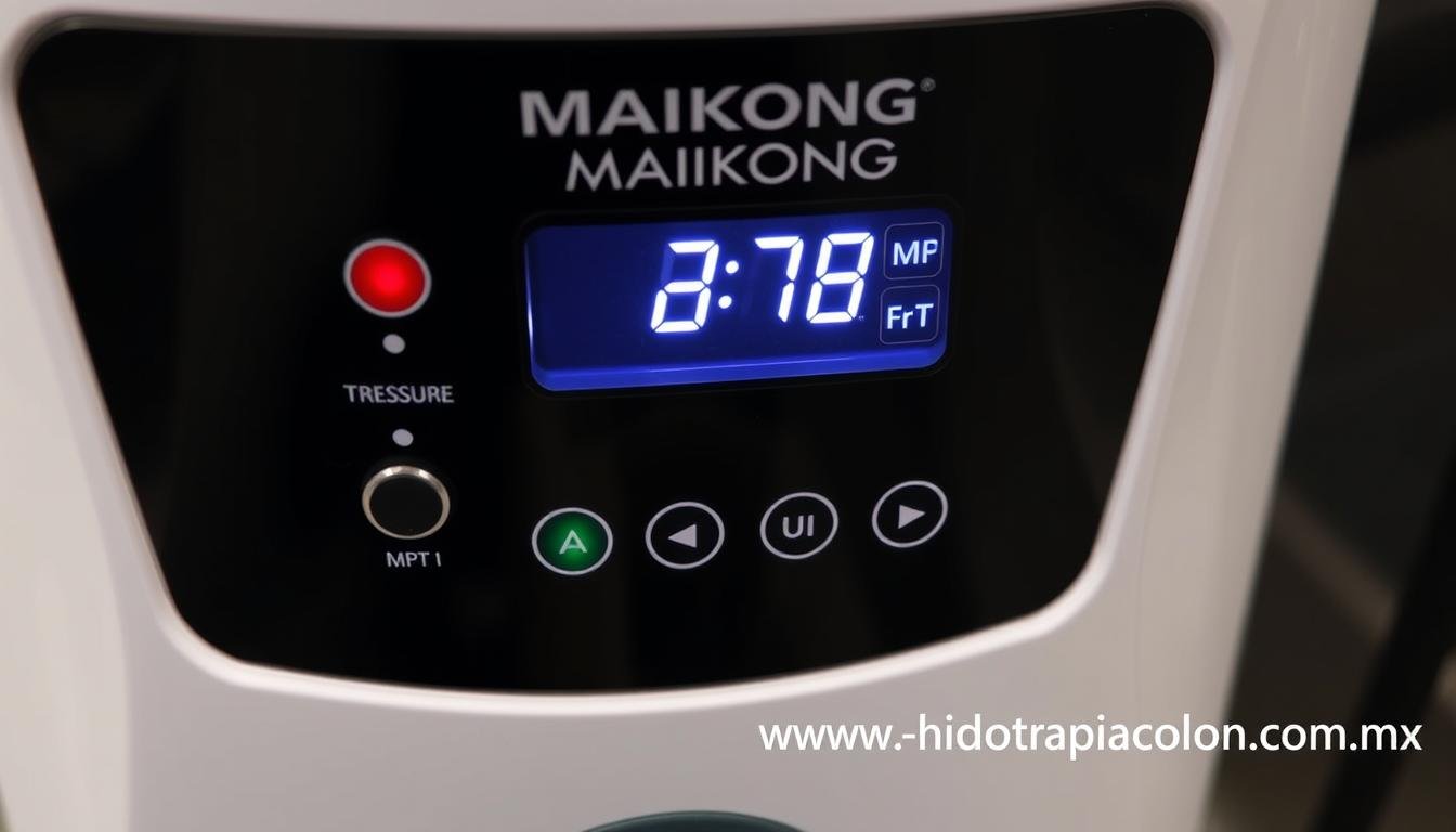 Panel de control digital del equipo para hidroterapia de colon