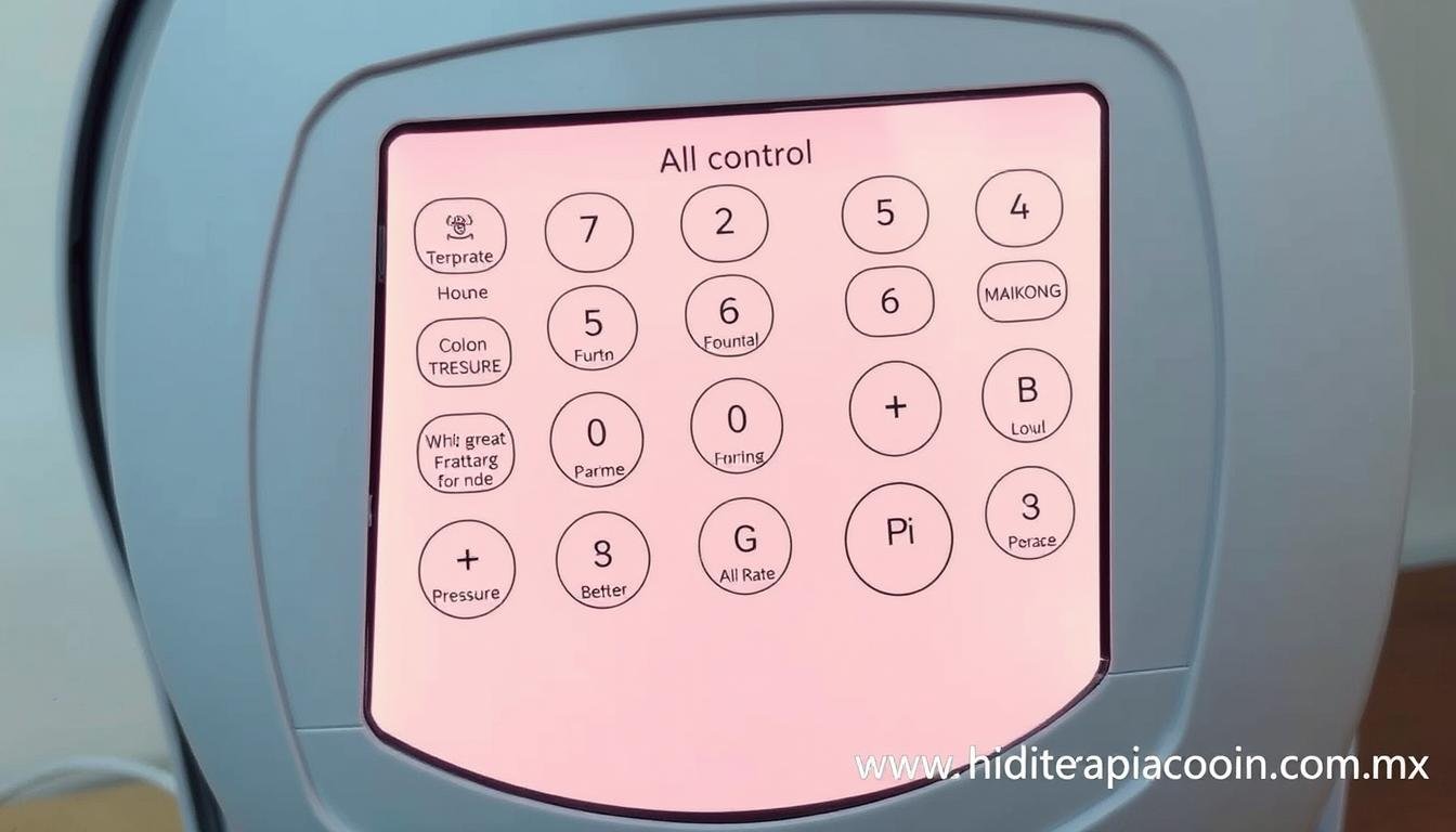 Panel de control táctil de Máquina para hidroterapia de colon MAIKONG Panel de control táctil de Máquina para hidroterapia de colon MAIKONG