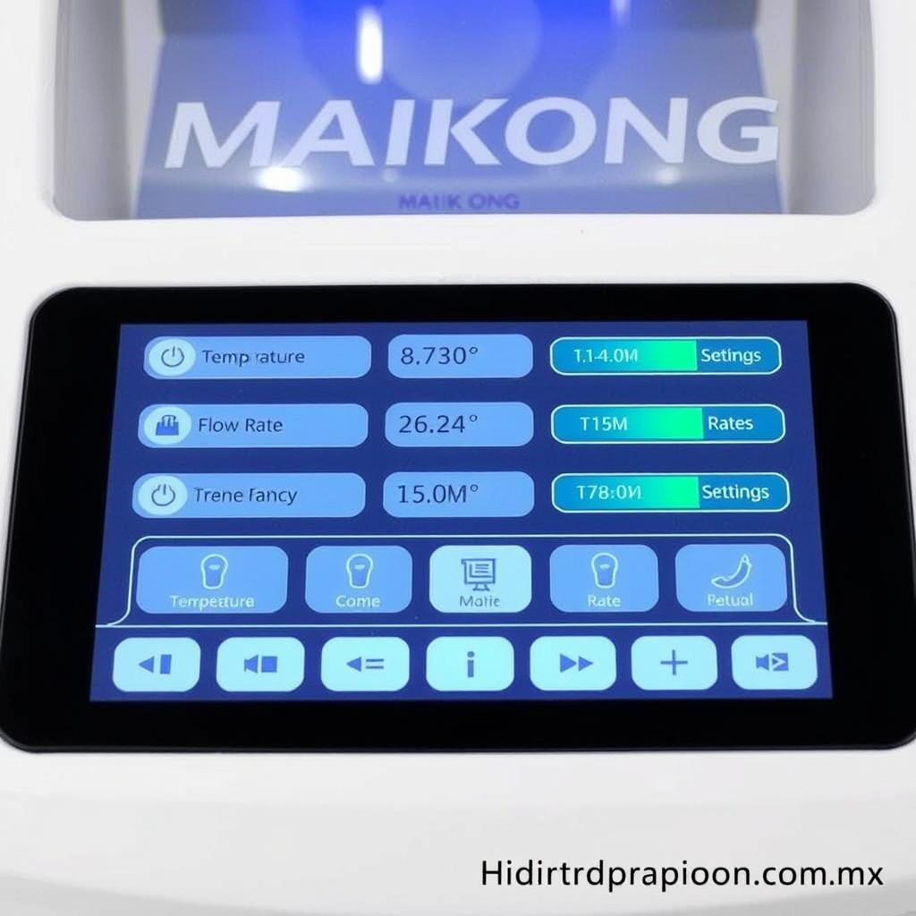 Panel de control táctil del equipo MAIKONG