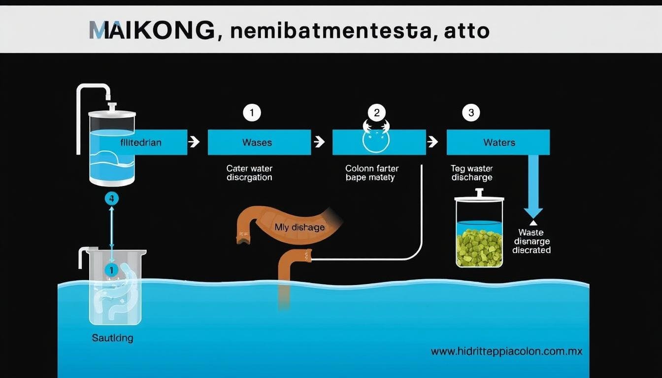 Proceso de trabajo del equipo MAIKONG para hidroterapia de colon