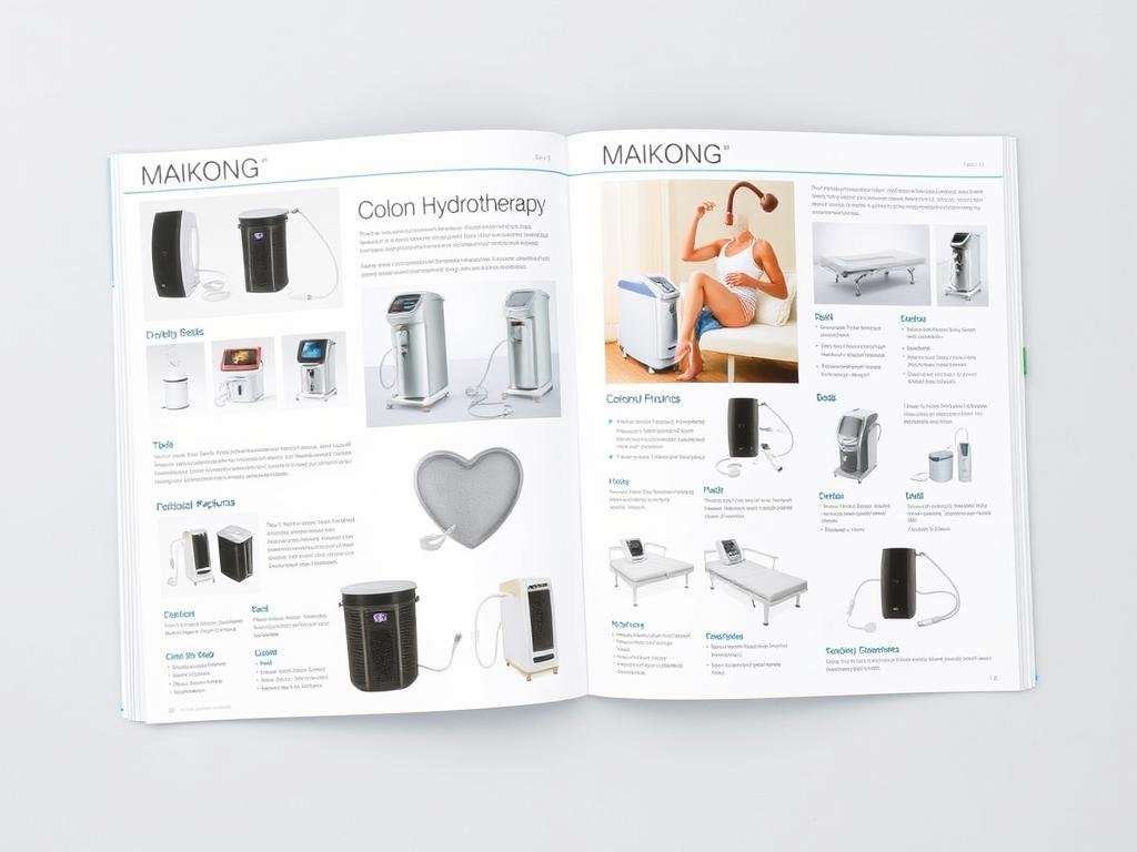 Catálogo de productos MAIKONG para hidroterapia de colon