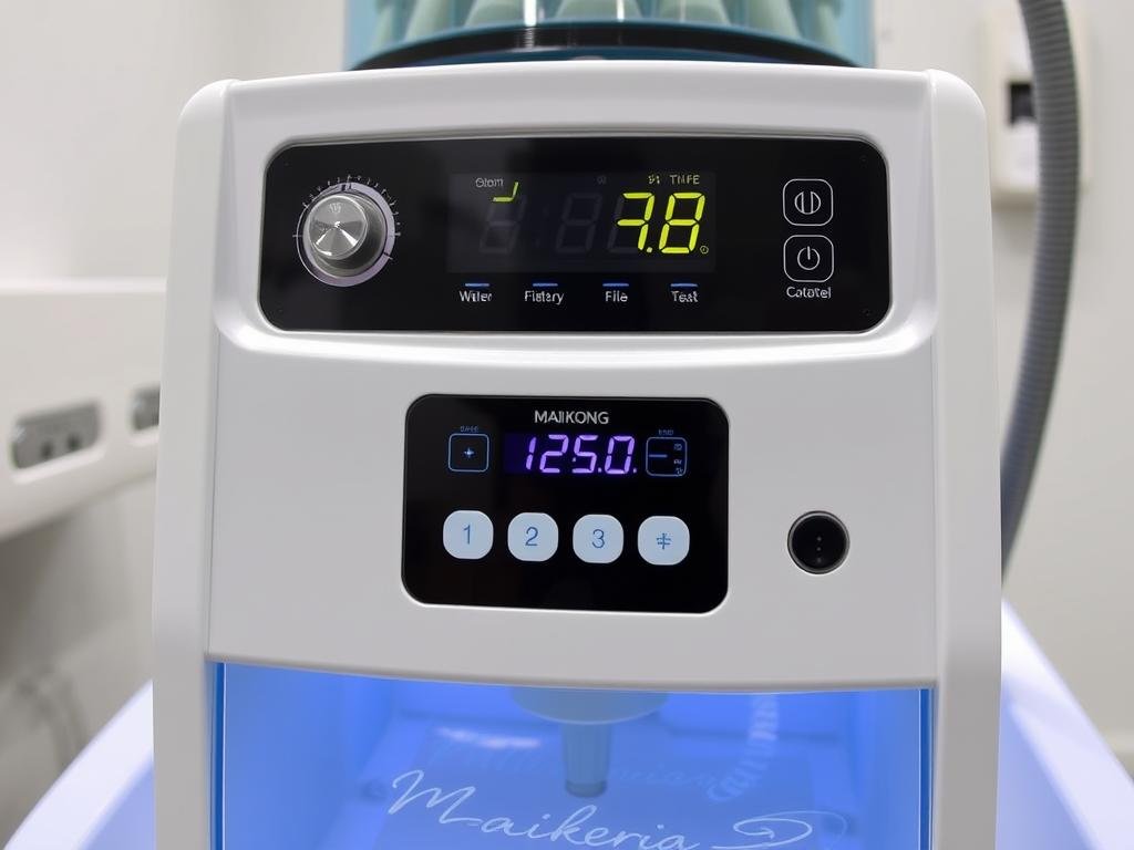 Máquina para hidroterapia de colon MAIKONG modelo MK-880 en uso en Chihuahua