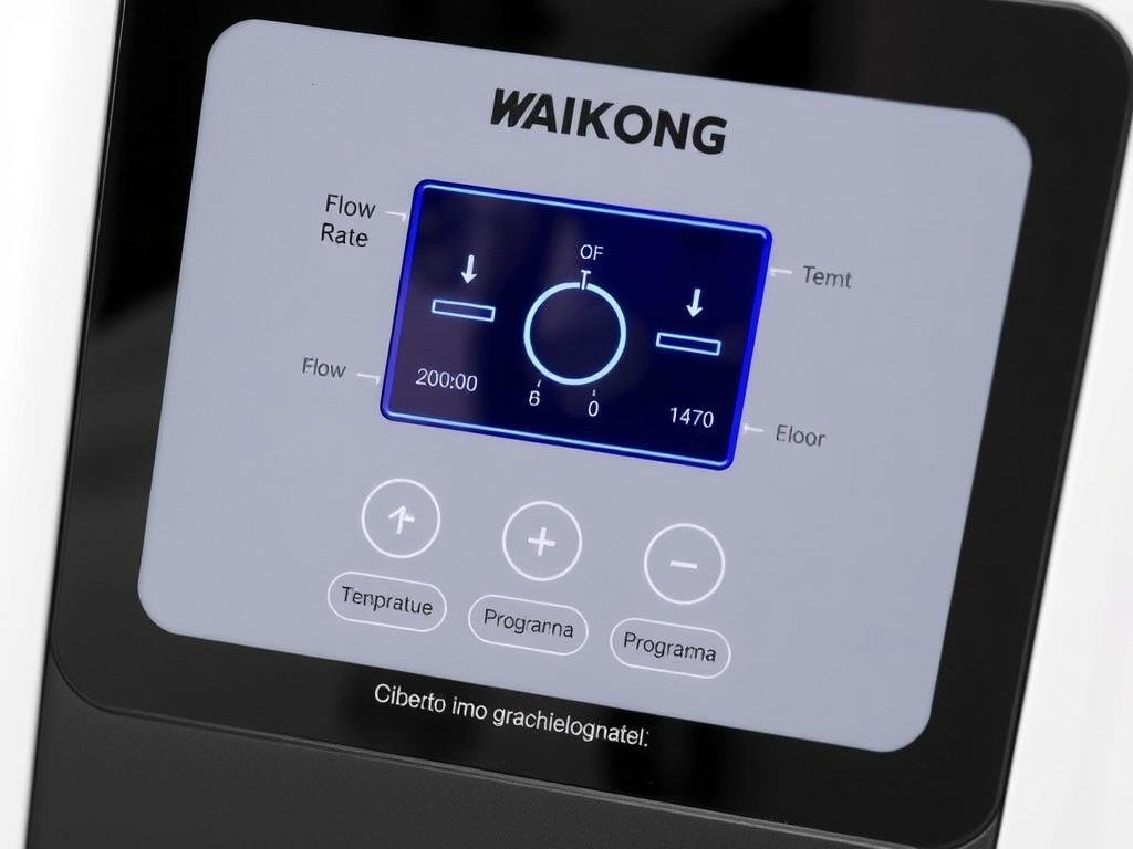 Panel de control de la máquina MAIKONG para hidroterapia de colon