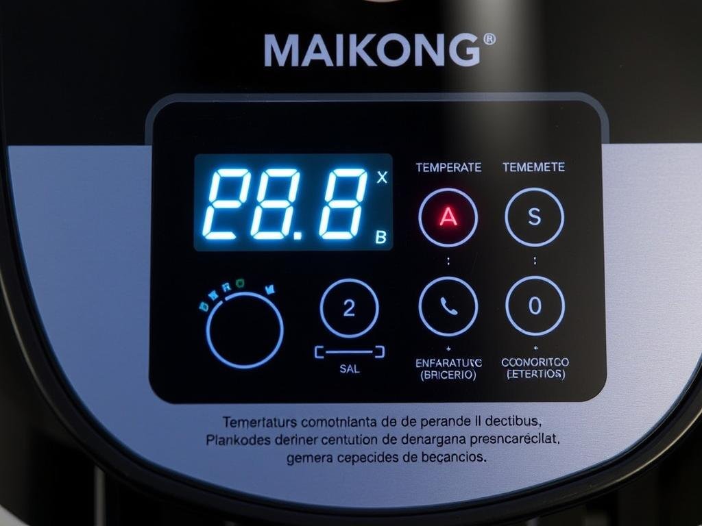 Panel de control del equipo MAIKONG para hidroterapia de colon