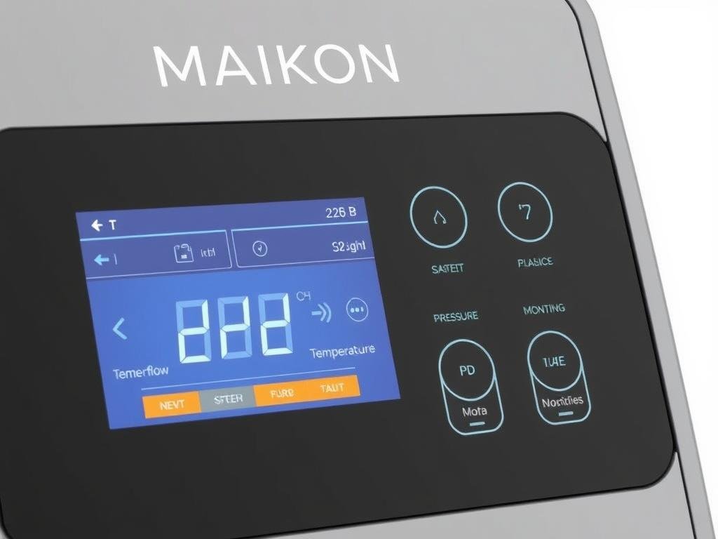 Panel de control digital del equipo MAIKONG para hidroterapia de colon