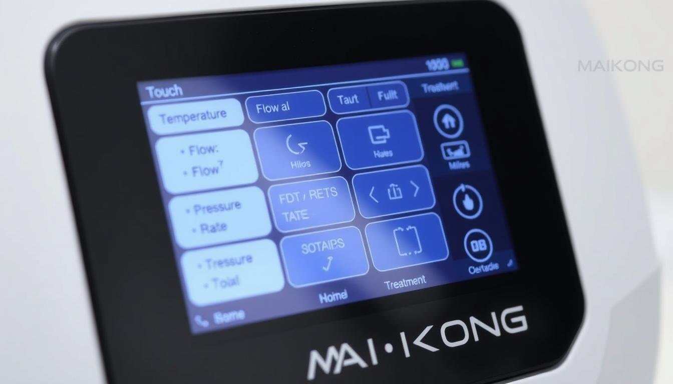 Panel de control táctil del equipo MAIKONG para hidroterapia de colon en Durango