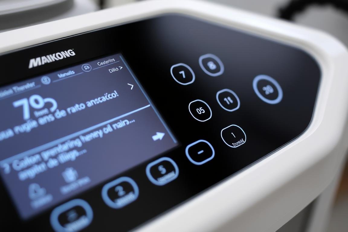 Panel de control táctil del equipo de hidroterapia de colon MAIKONG
