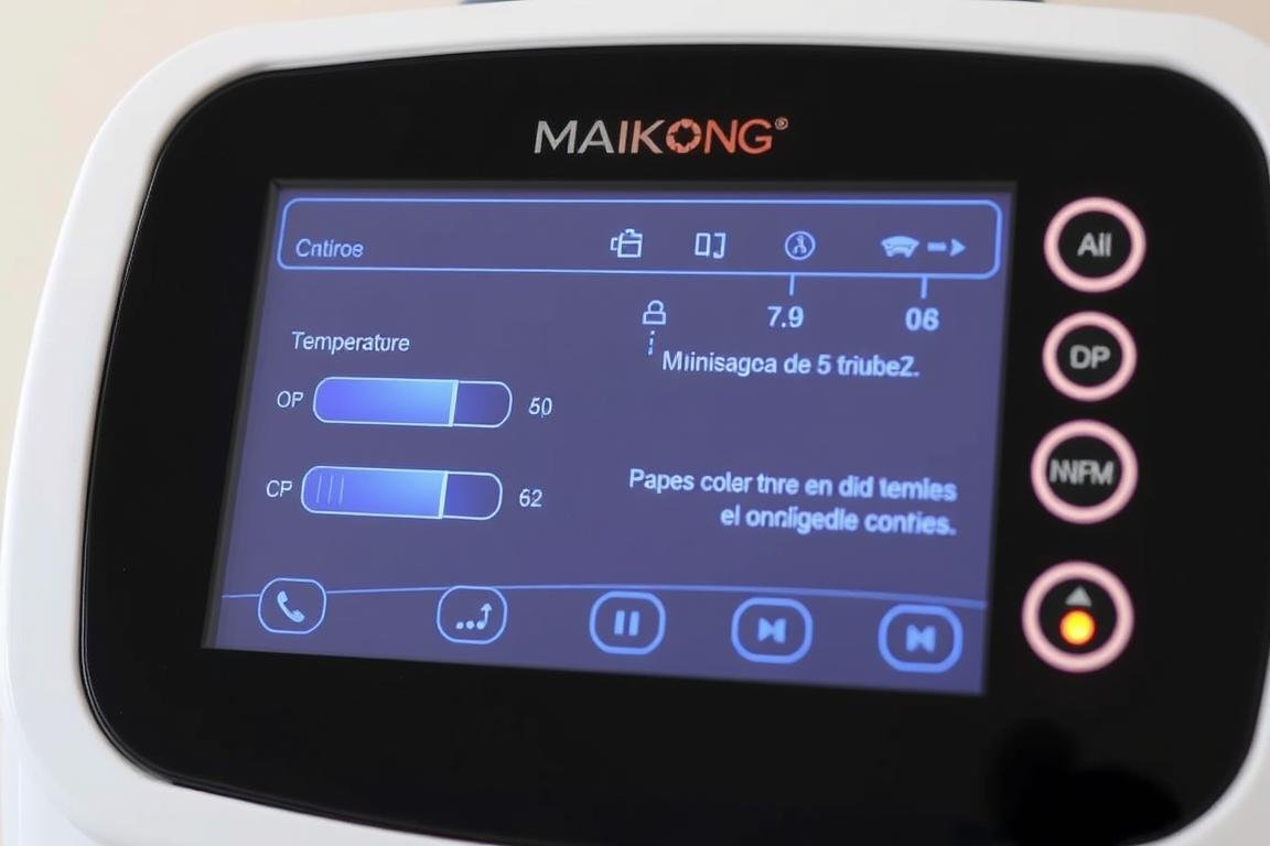 Panel de control táctil del equipo para hidroterapia de colon MAIKONG en Chihuahua