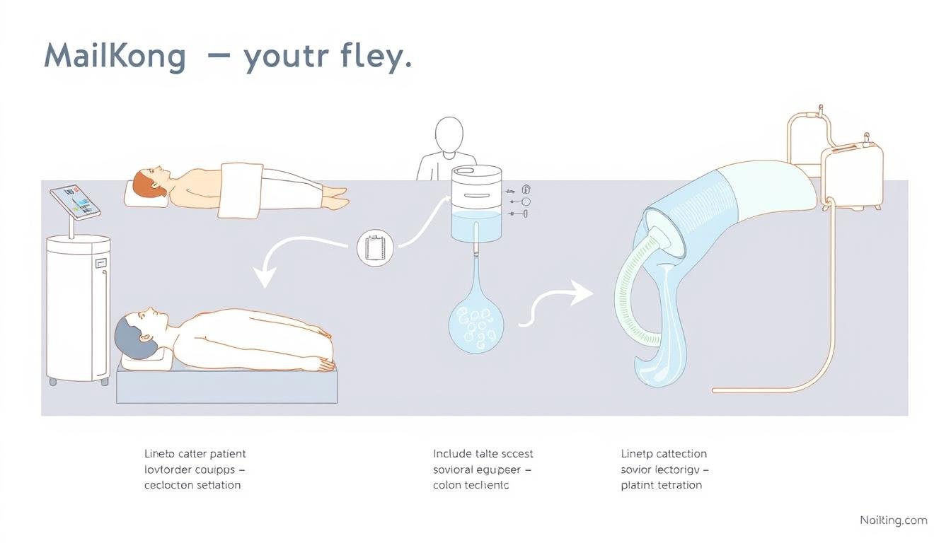 Procedimiento paso a paso de hidroterapia de colon con equipo MAIKONG