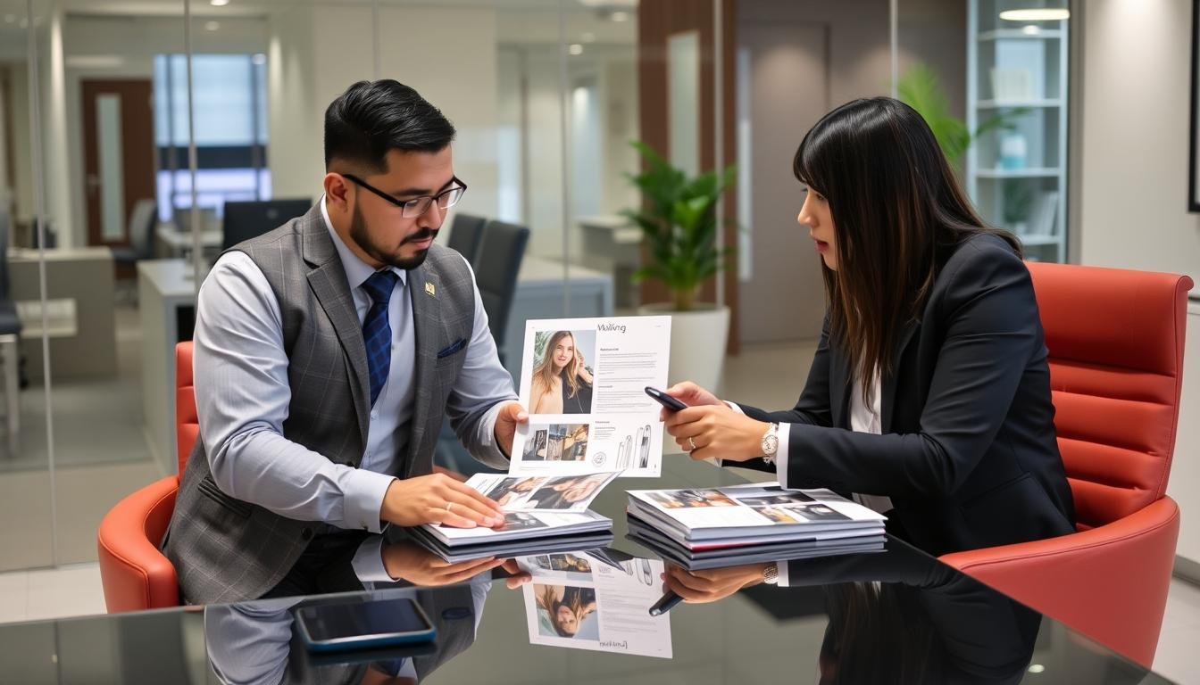 Representante de distribución MAIKONG en reunión de negocios