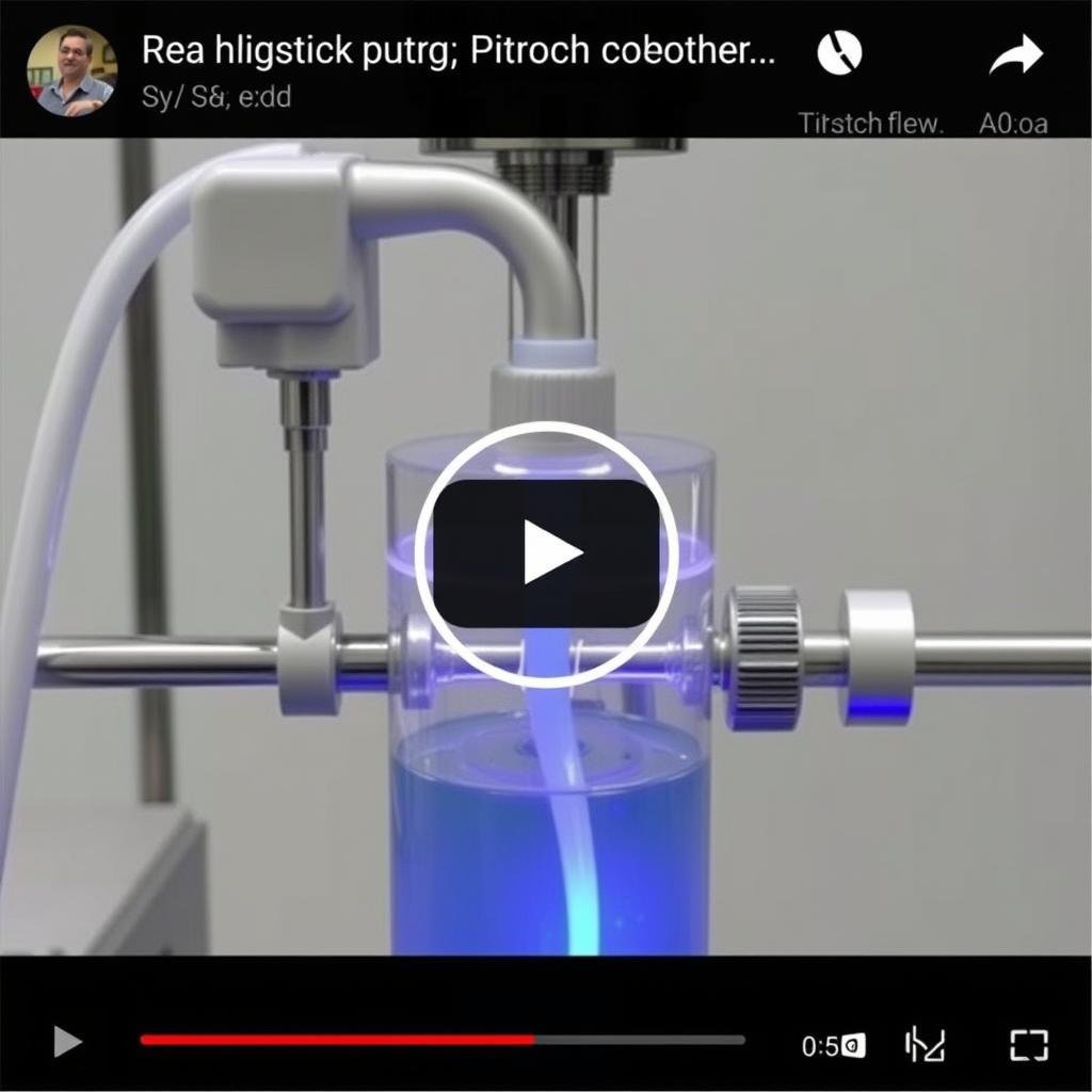 Sistema de bomba peristáltica para hidroterapia de colon mostrado en video