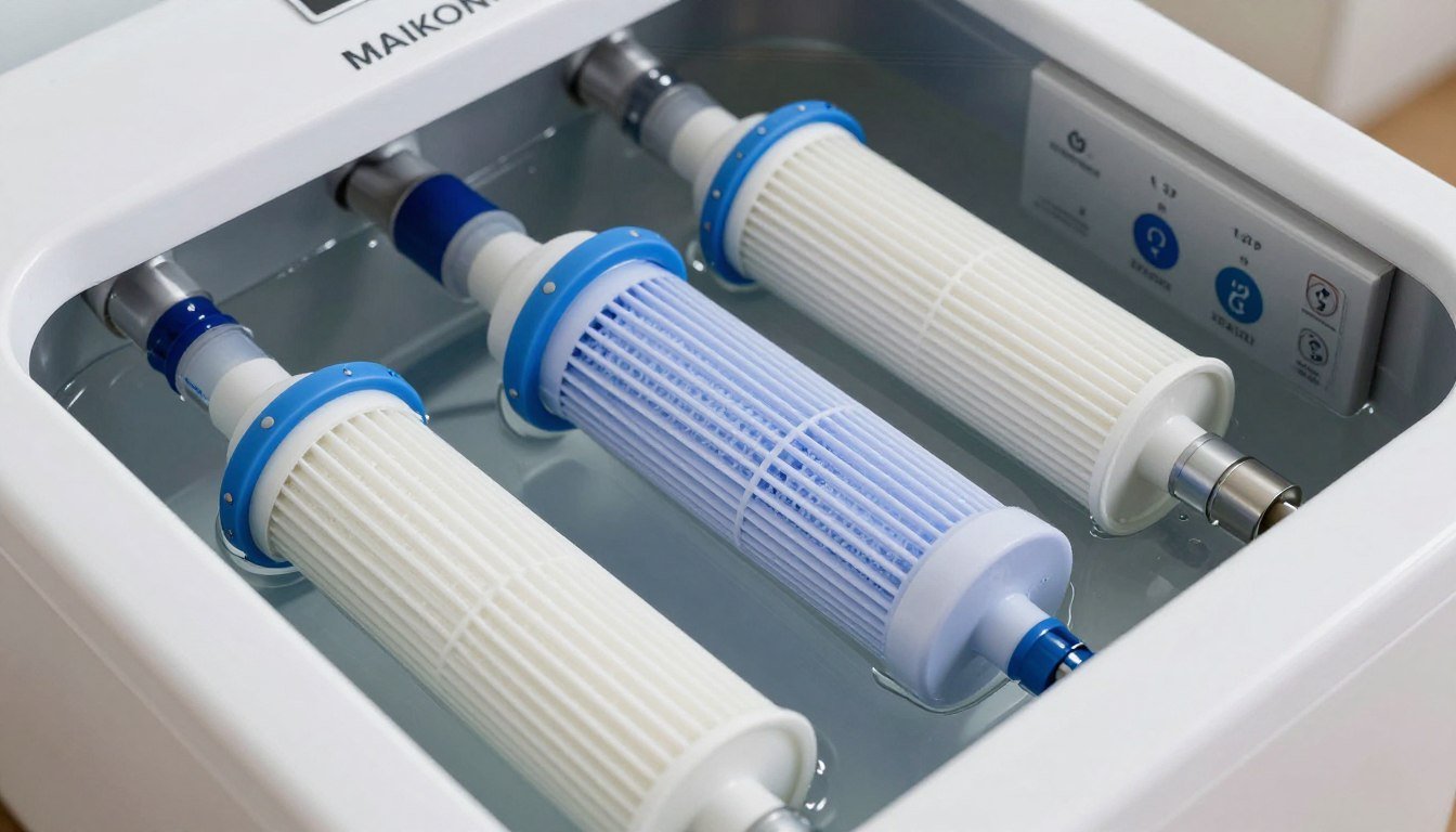 Sistema de purificación de agua para clínica hidroterapia de colon