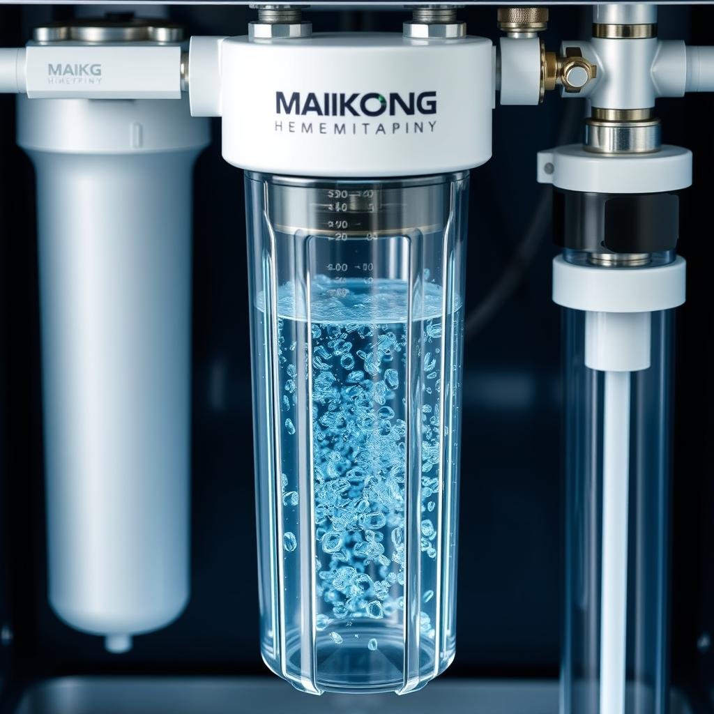 Sistema de purificación de agua para hidroterapia de colon