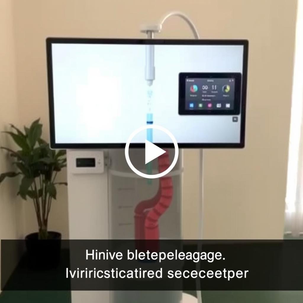 Sistema de seguridad anti-fugas para hidroterapia de colon en video