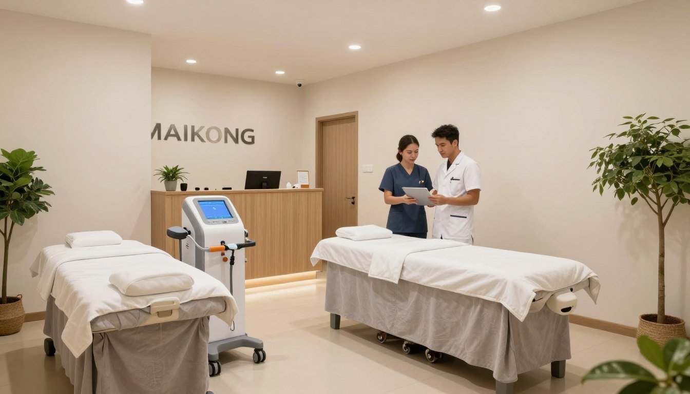 Centro de bienestar en Culiacan ofreciendo hidroterapia de colon con equipos MAIKONG