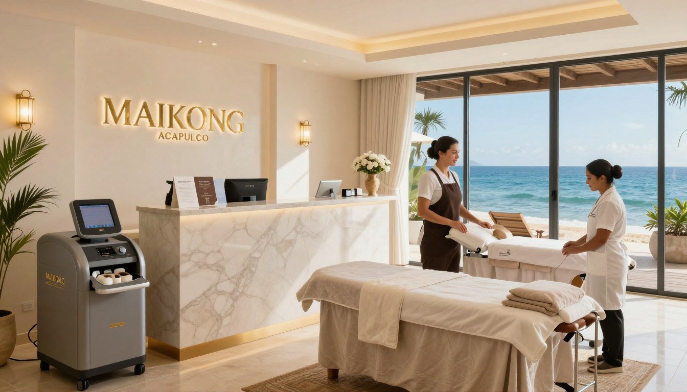 Centro de spa en Acapulco ofreciendo servicios de hidroterapia de colon