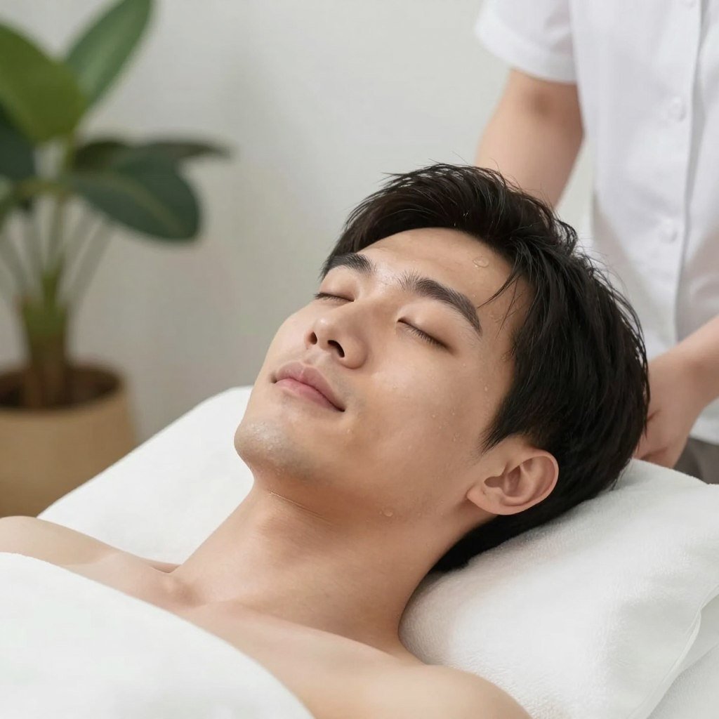 Paciente experimentando sensación de bienestar tras hidroterapia de colon en San Nicolas Paciente experimentando sensación de bienestar tras hidroterapia de colon en San Nicolas