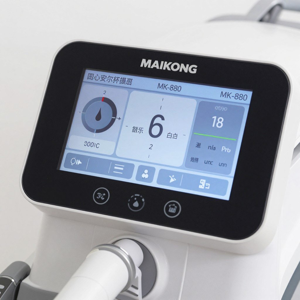 Panel de control táctil del equipo MAIKONG para hidroterapia de colon