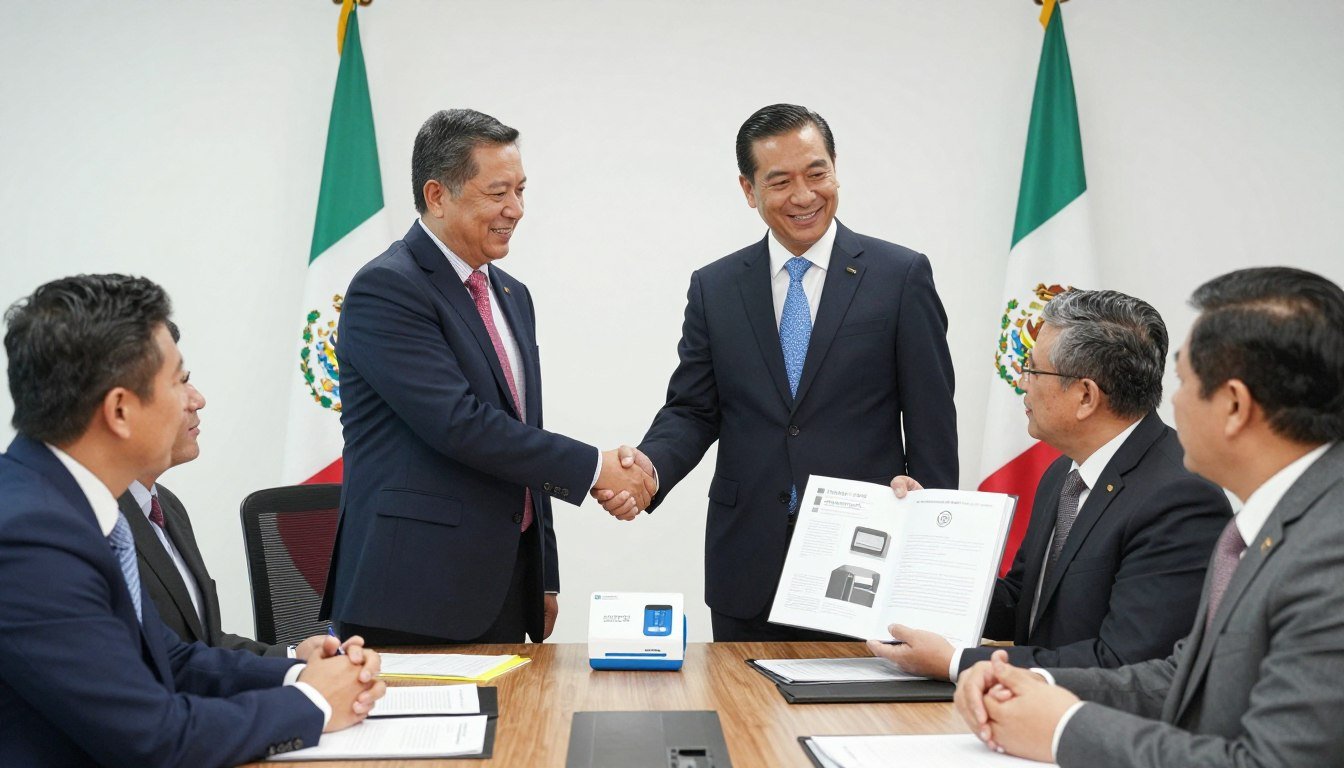 Representación de la red de distribución de MAIKONG en México