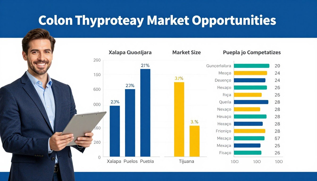 Gráfico comparativo de oportunidades de negocio en ciudades mexicanas