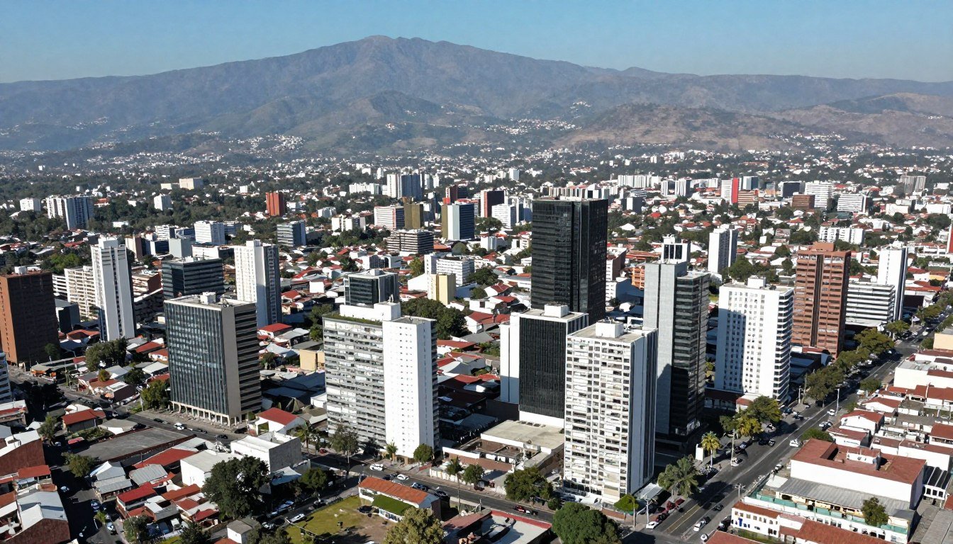 Vista de Toluca y Metepec zona metropolitana