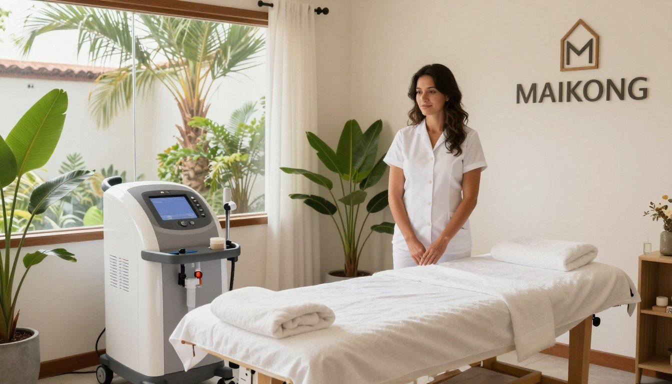 Centro Holístico Equilibrio en Guadalajara con máquina MAIKONG de hidroterapia