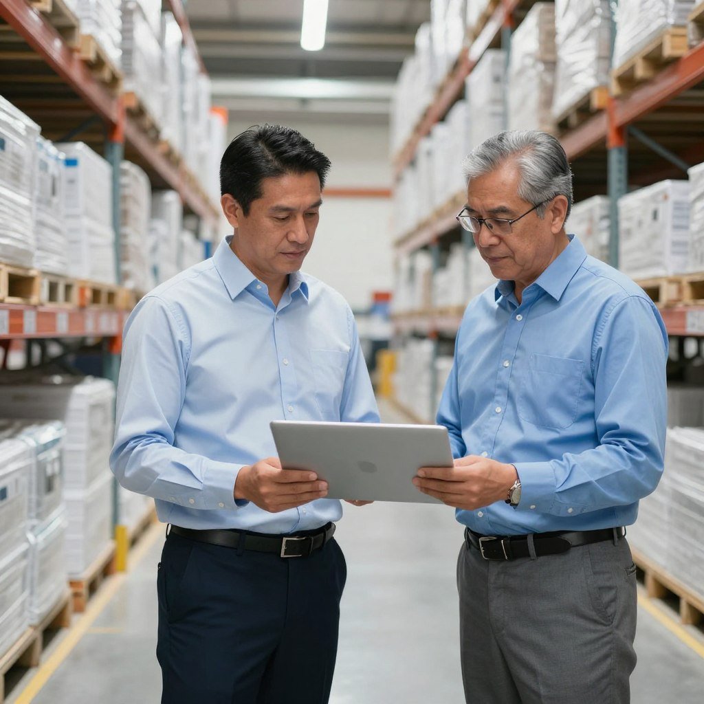 Distribuidor MAIKONG exitoso en centro de distribución mexicano