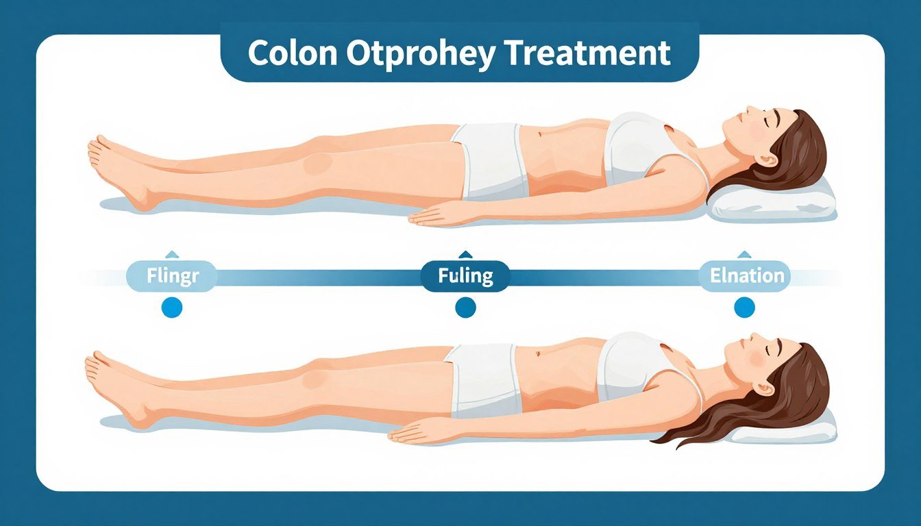 Fases del tratamiento de hidroterapia de colon