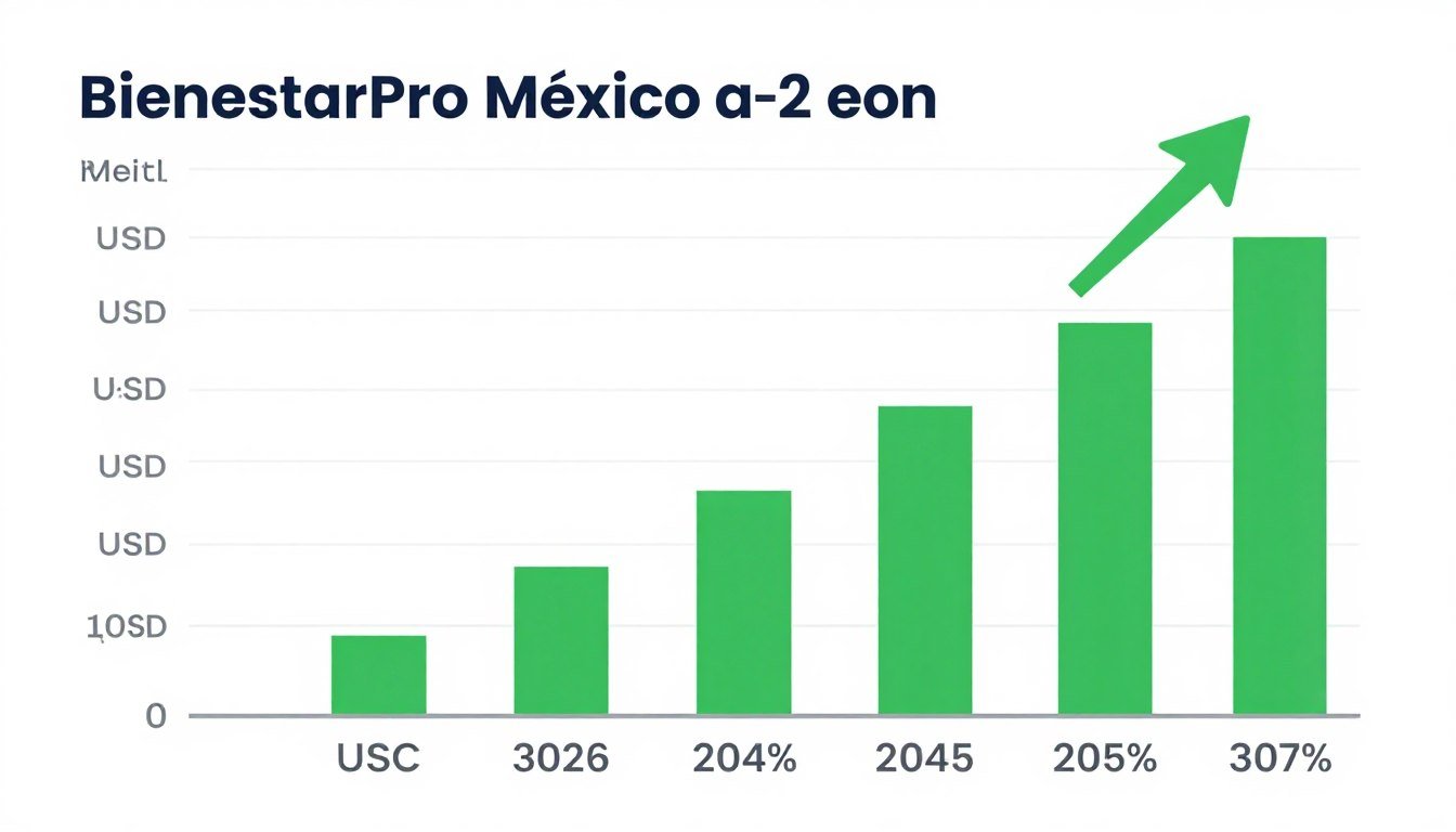 Gráfico de crecimiento de ventas distribuidor Monterrey